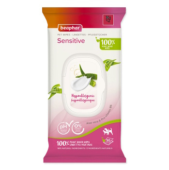 BEAPHAR BIO Sensitive ubrousky 30 ks (Péče o tlapky a kůži)