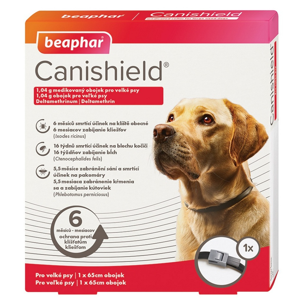 Levně BEAPHAR Canishield® Antiparazitní obojek pro velké psy 65 cm