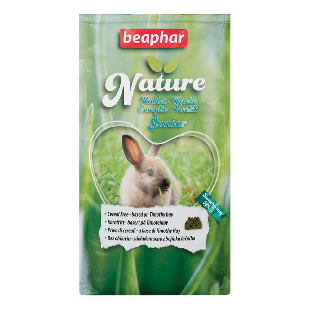 Levně BEAPHAR Nature rabbit junior krmivo pro králíky 1,25 kg