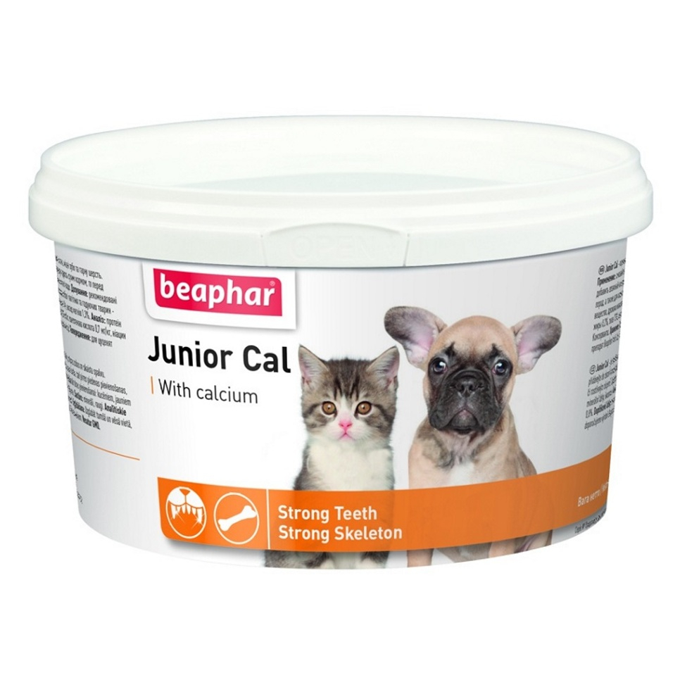 Levně BEAPHAR Junior Cal pro mláďata psů a koček 200 g