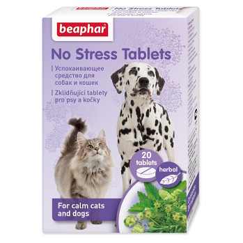 BEAPHAR No stress Tablety 20 ks (Veterinární doplňky stravy na nervový systém)