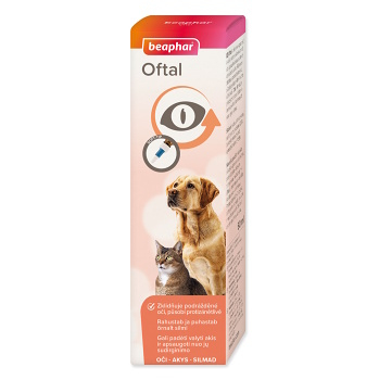 BEAPHAR Oftal oční kapky pro psy a kočky 50 ml (Čištění očí u  psů)