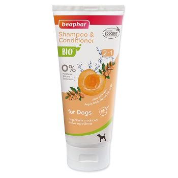 BEAPHAR Šampon s kondicionérem 2v1 BIO 200 ml (Šampony pro psy)
