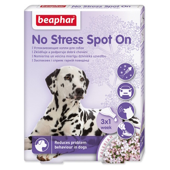 BEAPHAR Spot on No stress Pipeta pro psy 3 kusy (Výcvikové pomůcky a přípravky pro psy)