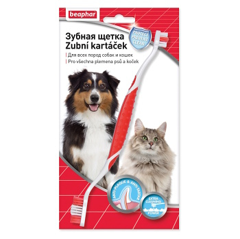 BEAPHAR Zubní kartáček pes 1 kus (Čištění zubů u psů)