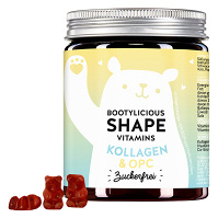 BEARS WITH BENEFITS Bootylicious Shape Zpevňující vitaminy s kolagenem 60 kusů