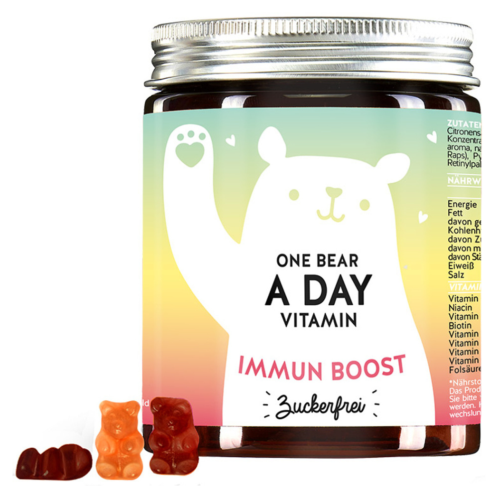 Levně BEARS WITH BENEFITS One Bear a Day Vitaminy pro podporu imunity bez cukru 90 kusů