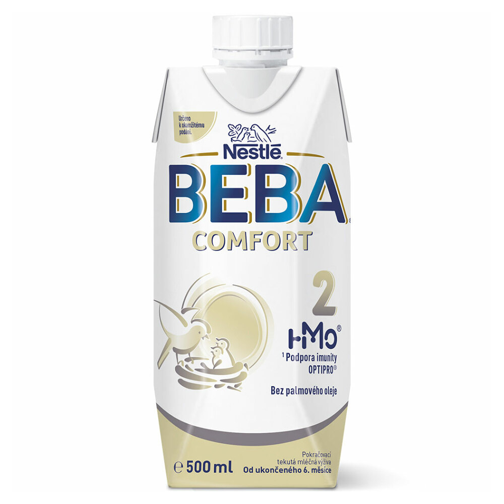 BEBA COMFORT 2 Liquid Tekuté pokračovací mléko od 6.měsíce 500 ml