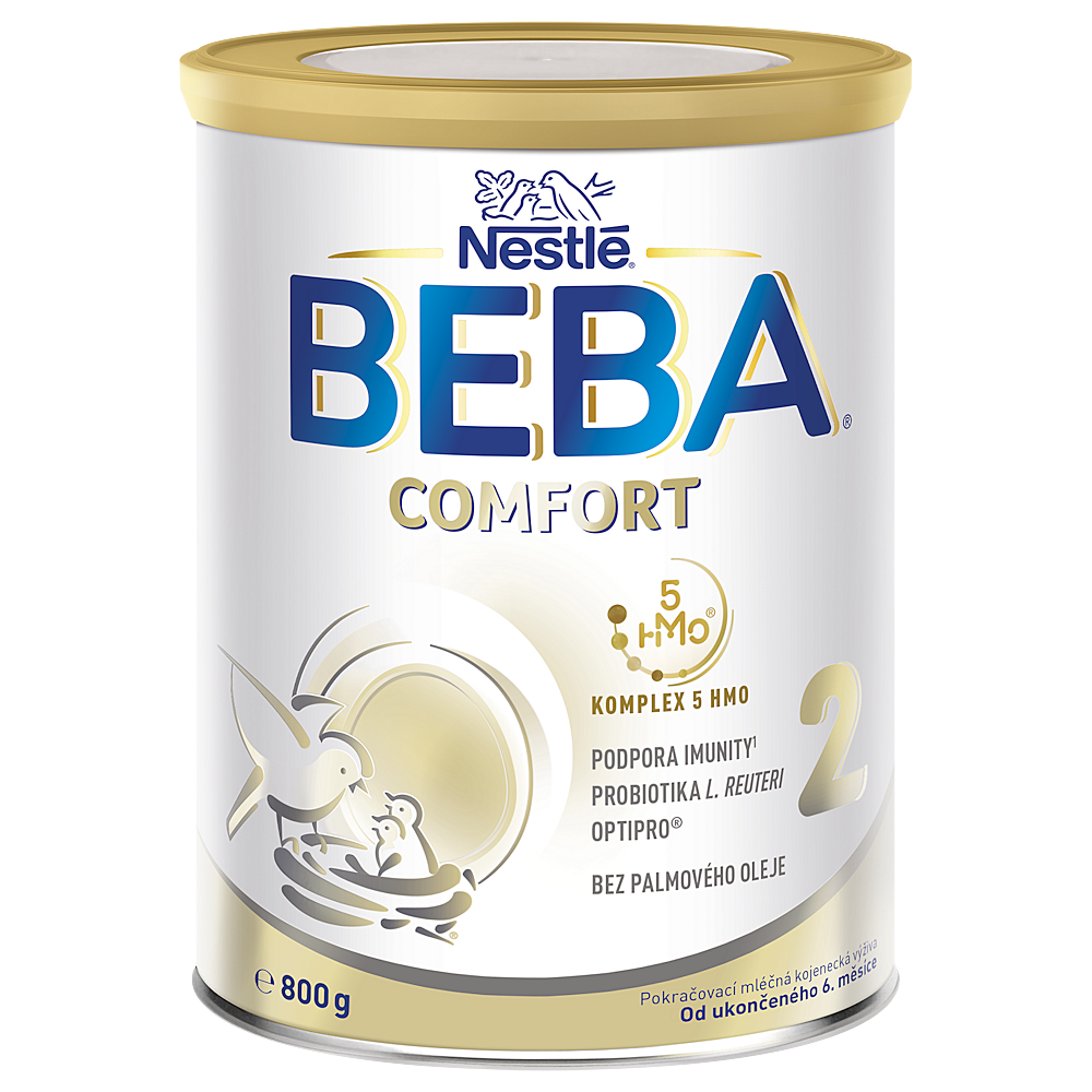 BEBA COMFORT 2 Pokračovací mléko od ukončeného 6.měsíce 800 g