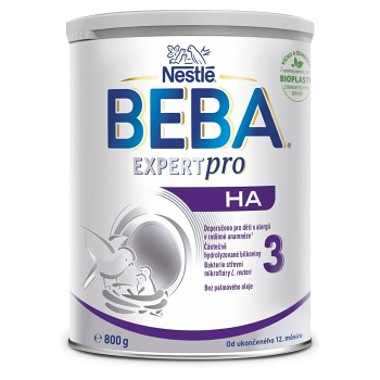 BEBA EXPERTpro HA 3 batolecí mléko od 12. měsíce 800 g