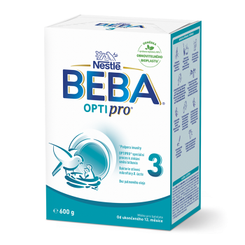 BEBA OPTIPRO 3 Pokračovací kojenecké mléko od 12.měsíce 600 g