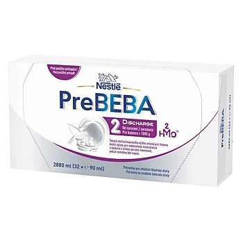 BEBA Prebeba 2 discharge 32 x 90 ml (Hypoalergenní mléka) - Hypoalergenní