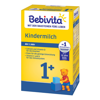 BEBIVITA Junior 1+ mléčný nápoj od ukončeného 12m 500 g (Pokračovací kojenecká mléka)