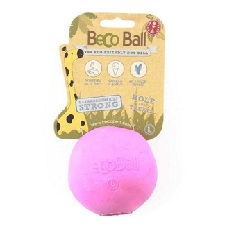 BECO Ball EKO míček pro psy - růžový L