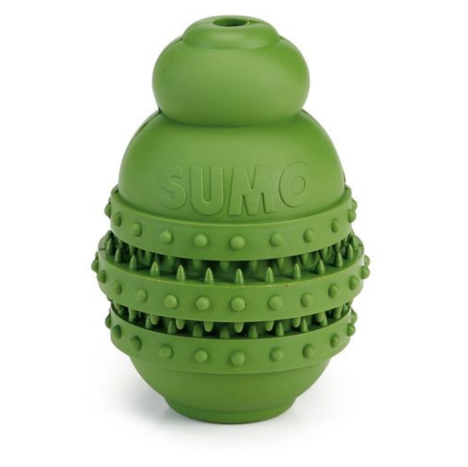 Levně BEEZTEES Hračka Sumo Play Dental S zelený 6 x 6 x 8,5 cm