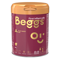 BEGGS 1 Počáteční mléčná kojenecká výživa od 0 - 6 měsíců 800 g
