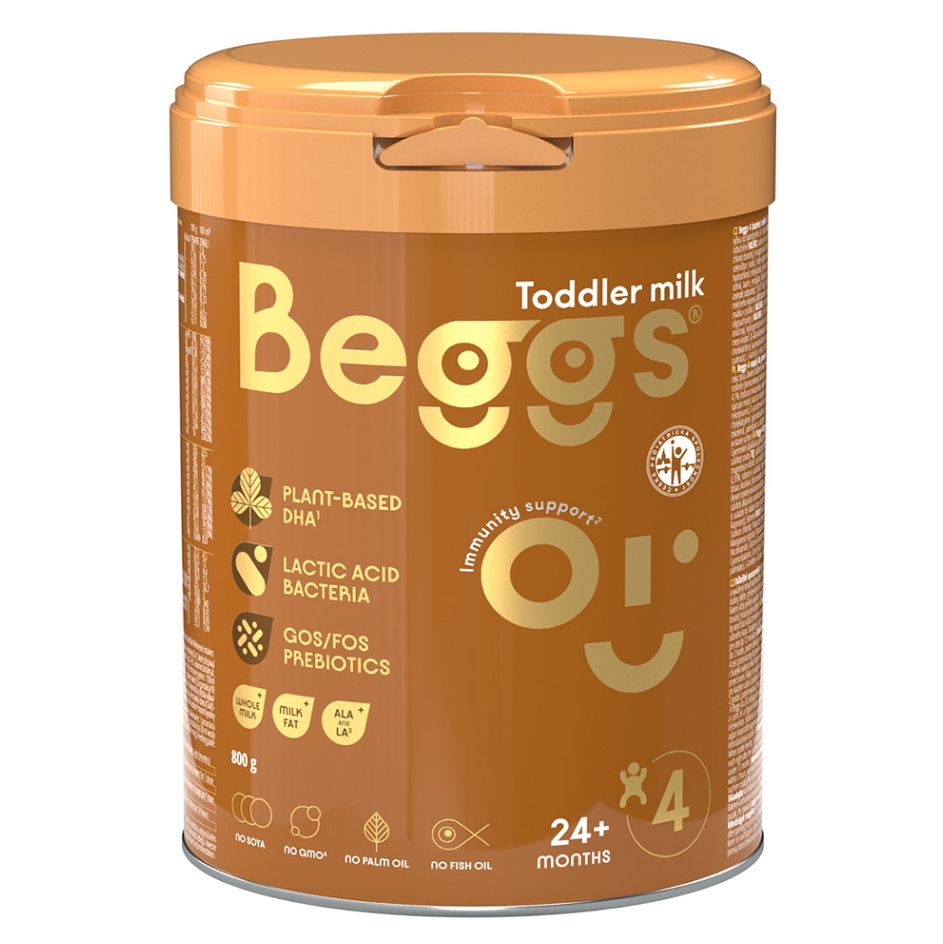 Levně BEGGS 4 Pokračovací mléčná batolecí výživa od 24 měsíce 800 g