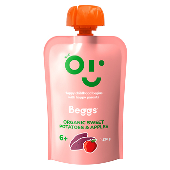 BEGGS Batáty a jablka 6m+ 120 g (Zeleninové příkrmy) - BIO