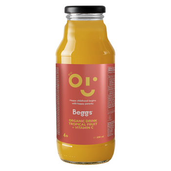 BEGGS Nápoj tropické ovoce 4m+ BIO 300 ml (Ovocné šťávy) - BIO