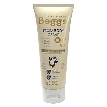 BEGGS Dětský hydratační krém na pleť a tělo 75 ml (Dětské krémy) - Hydratační, Ochranný