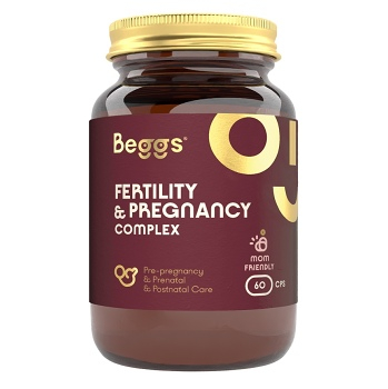 BEGGS Fertility + pregnancy complex 60 kapslí (Multivitamíny) - Vícesložkové