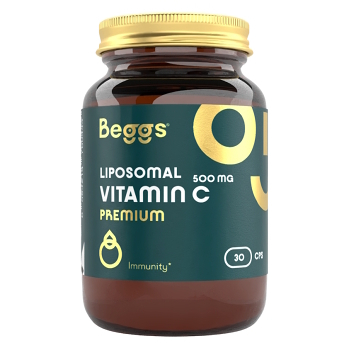 BEGGS Liposomal Vitamin C 500 mg Premium 30 kapslí (Vitamíny na imunitu) - Jednosložkové, Lipozomální
