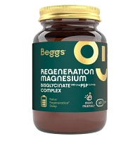 BEGGS Magnesium bisglycinate 380 mg + P5P complex 1,4 mg 60 kapslí