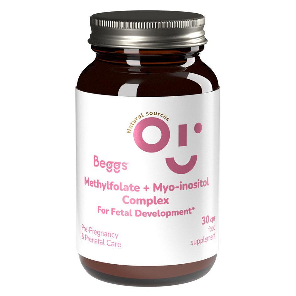 BEGGS Methylfolate + myo inositol complex 30 kapslí