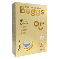 BEGGS Mléčná rýžová kaše banánová 6m+ 200 g