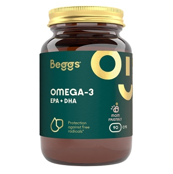 BEGGS Omega 3 a EPA + DHA 90 kapslí (Omega 3 a rybí olej) - Vícesložkové