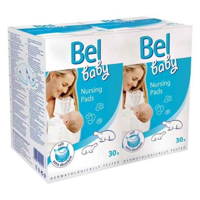 Levně BEL Baby prsní vložky duopack 2x30ks