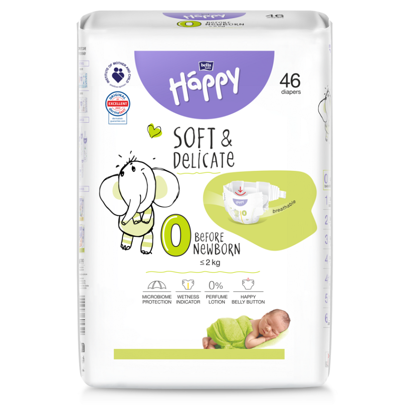 E-shop BELLA HAPPY Baby before newborn do 2 kg 46 kusů