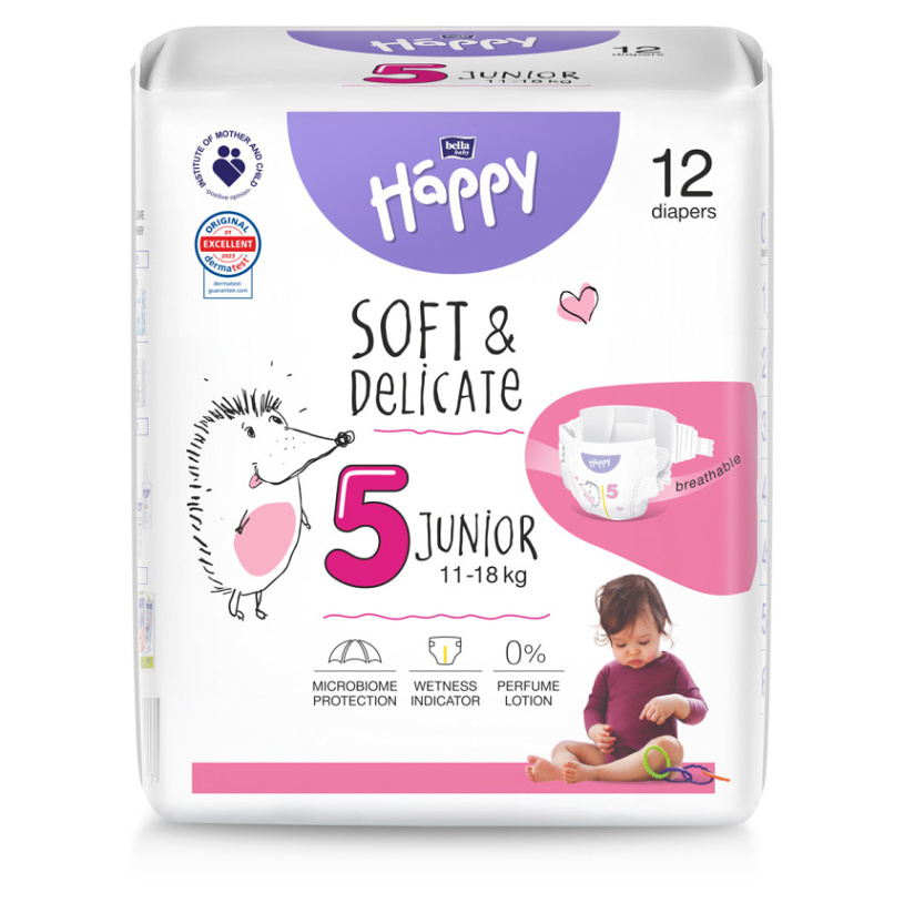 E-shop BELLA HAPPY Baby happy junior 11 - 18 kg 12 kusů