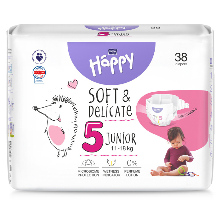 E-shop BELLA HAPPY Baby junior 11 - 18 kg 38 kusů