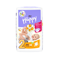 HAPPY Mini Dětské pleny 3-6 kg 38 ks