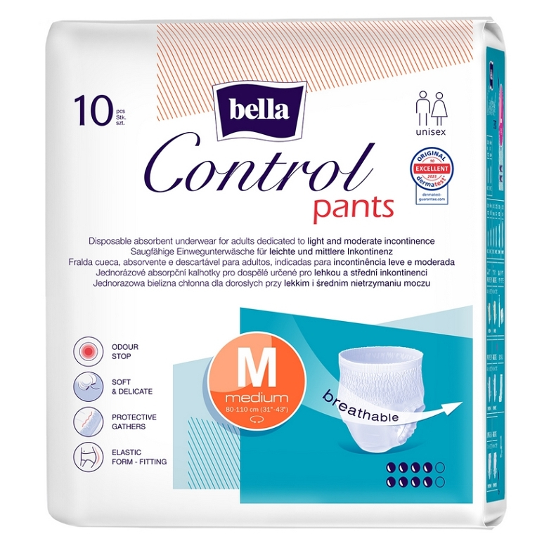 BELLA Control pants absorpční kalhotky M 10 kusů