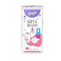 BELLA HAPPY Baby junior 11 - 18 kg 52 kusů