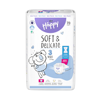 BELLA HAPPY Baby midi 5 - 9 kg 70 kusů