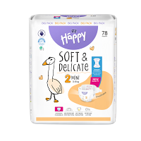 BELLA HAPPY Baby mini 3 - 6 kg 78 kusů