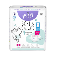 BELLA HAPPY Baby new born 2 - 5 kg 82 kusů