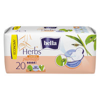 BELLA Herbs Plantago Hygienické vložky s křidélky 20 ks
