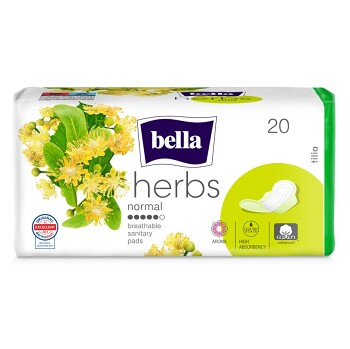 BELLA HERBS Tilia Hygienické vložky s křidélky 20 kusů (Menstruační vložky)