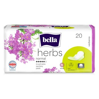 BELLA HERBS Verbena Hygienické vložky s křidélky 20 kusů (Menstruační vložky)