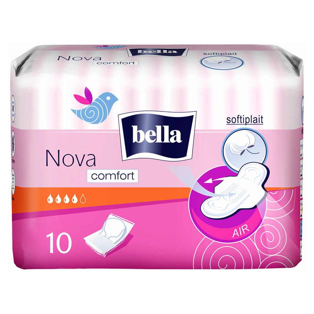 Levně BELLA Nova Comfort Hygienické vložky s křidélky 10 ks
