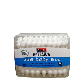 BELLAWA Vatové tyčinky pro kojence 50 ks