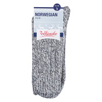 BELLINDA Dámské a pánské zimní ponožky vel.43-46 šedý melír 1 pár