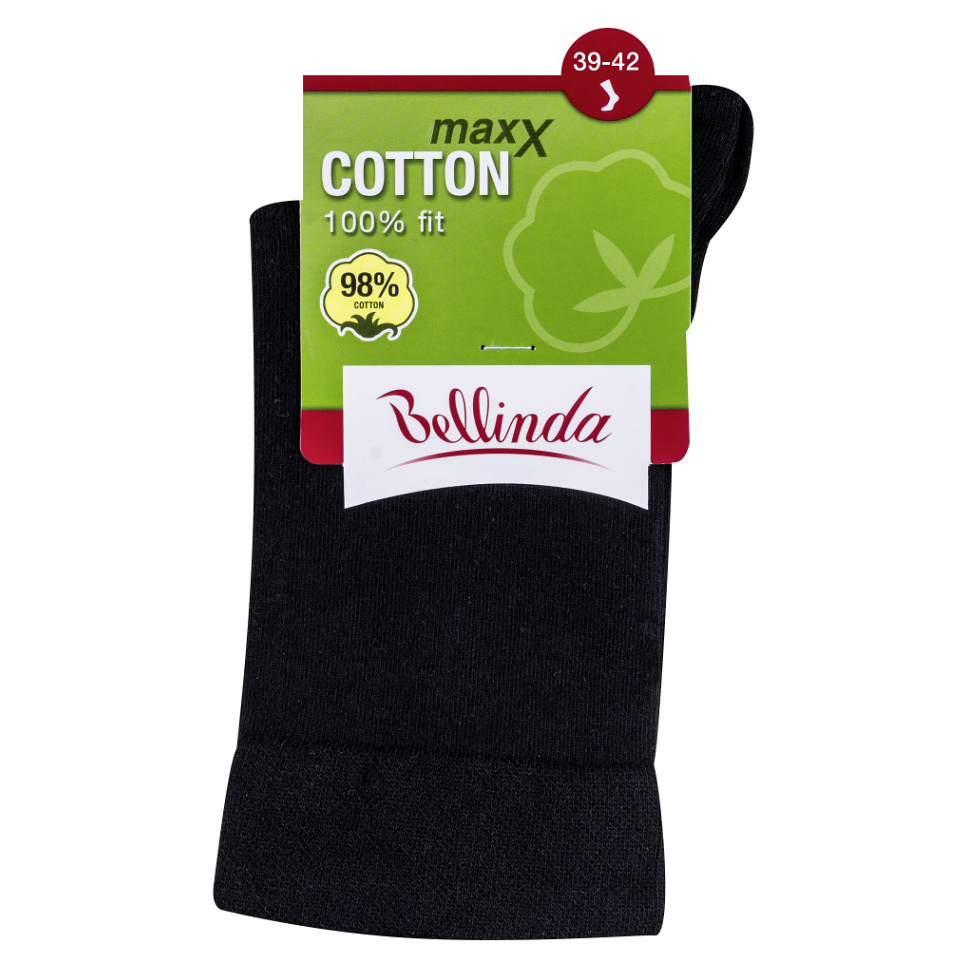 E-shop BELLINDA Dámské ponožky cotton max vel.39-42 černé 1 pár