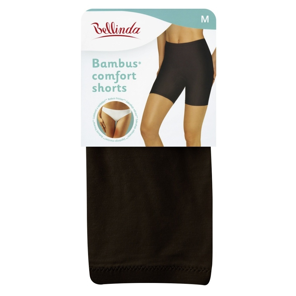 E-shop BELLINDA Dámské spodní šortky z bambusu velikost M barva černá 1 kus