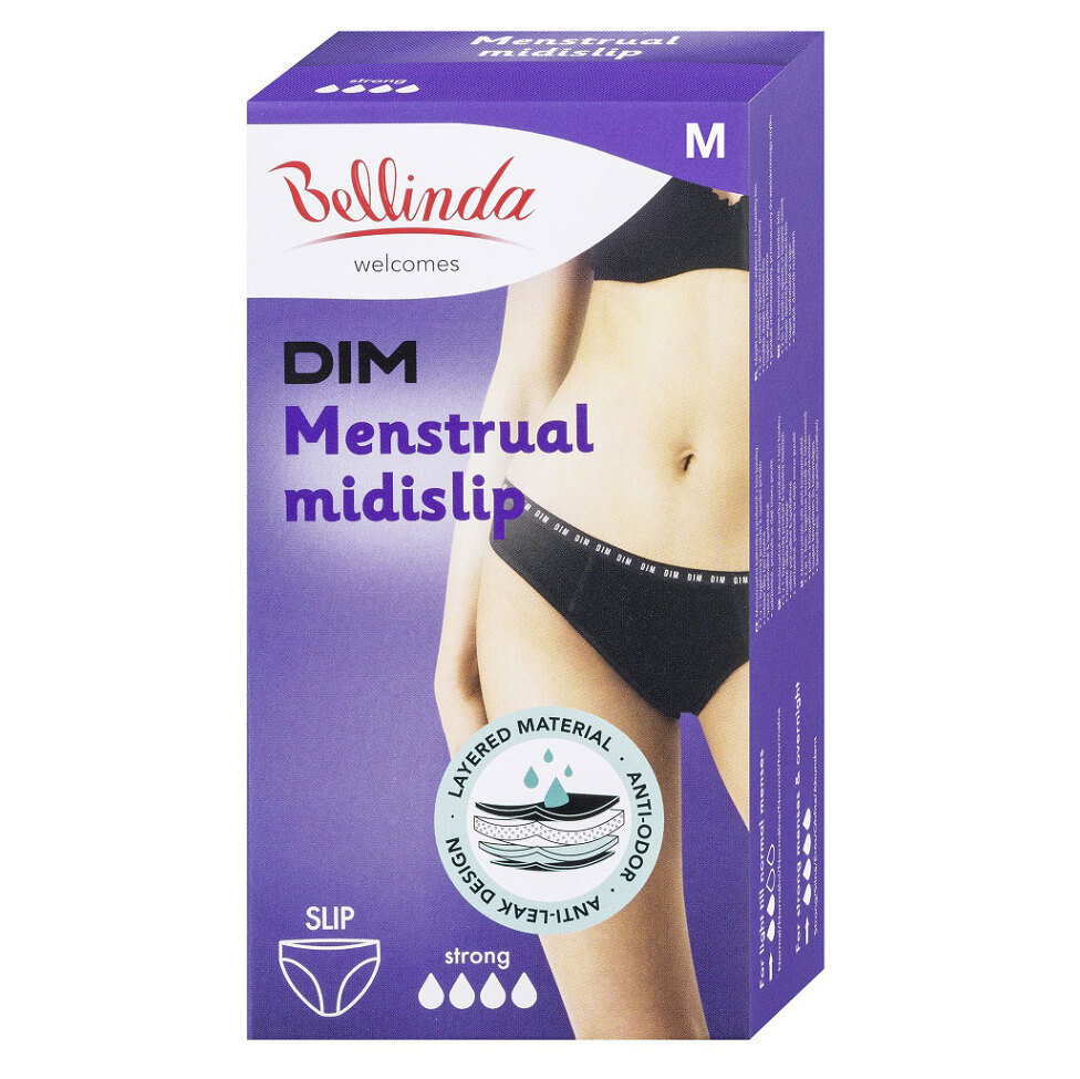 E-shop BELLINDA Menstruační kalhotky Slip Strong vel. M Černá 1 ks