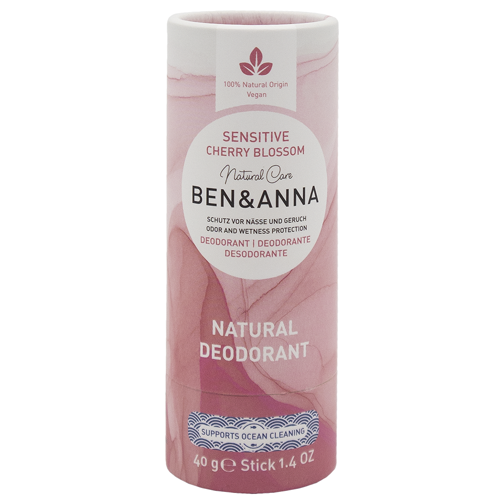 Levně BEN & ANNA Cherry Blossom Tuhý deodorant sensitive 40 g